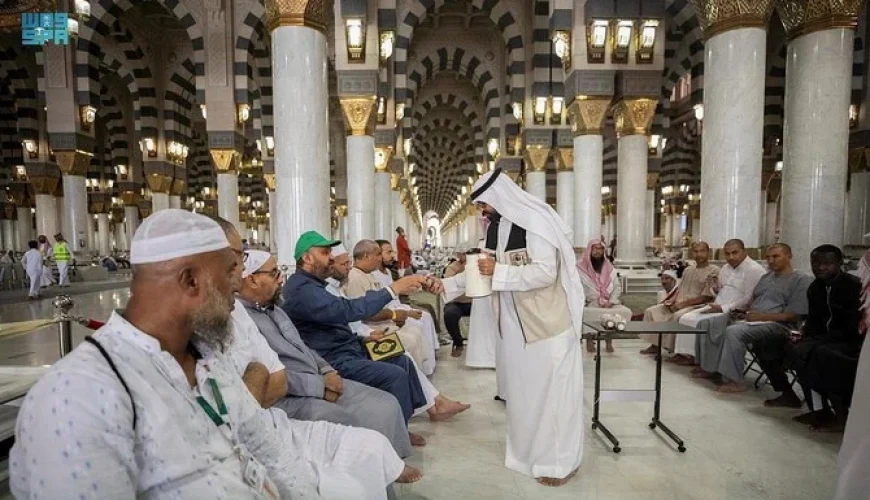 Initiative de bienvenue lancée à la mosquée du Prophète à Médine