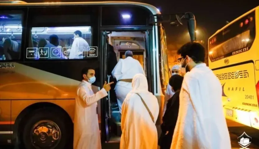 Lancement d’un service d’essai gratuit de transport de pèlerins entre Djeddah et La Mecque